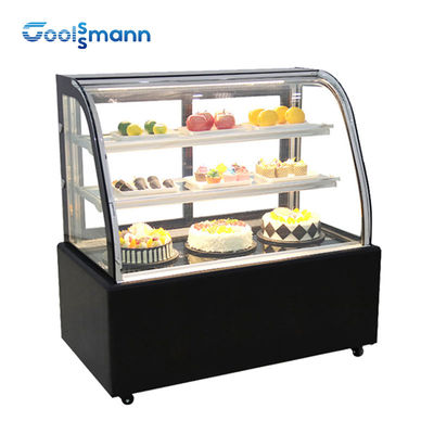 Pastry Cake Display Cooler Foam Polyurethane Insulation Cabinet Fridge Fan Cooling