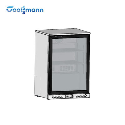 Beverage Counter Backbar Cooler LED Control Cold Under Bottle Fridge