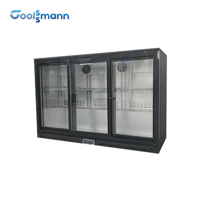 Mini Undercounter Back Bar Refrigerator LED Control Beverage Fridge Display