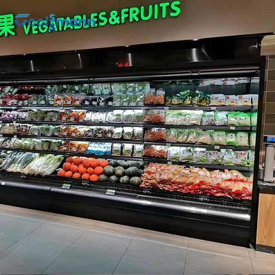 Fruit Vegetable Refrigerated Display Cabinet Air Curtain 912 - 2352L