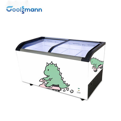 Streamline Ice Cream Display Case , LED 273 - 645L Chest Fridge Freezer