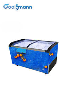 LED Glass Door Ice Cream Freezer