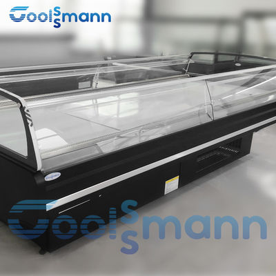 Promotion Counter Fruits And Vegetables Display Fridge Supermarket For Sale
