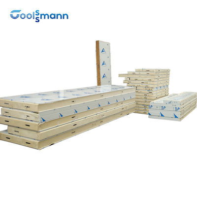 Cold Room PU Wall Panel , Warehouse Polyurethane Foam Sandwich Panel
