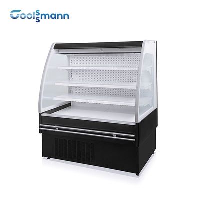 650L Open Multideck Fridge Vegetable Cooler For Supermarket Display 1580mm Height