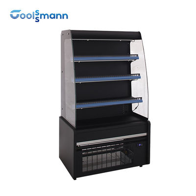 Supermarket Food Display Cooler 1580mm Height Air Curtain Fruit Refrigerator